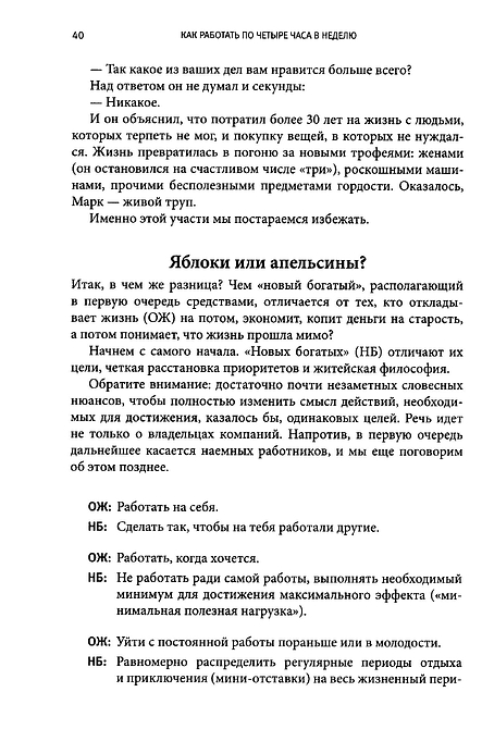 Как работать по 4 часа в неделю